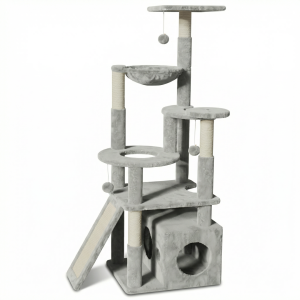Multi-Level Cat Tree with Condo, Hammock, and Sisal Posts CGCTC-012