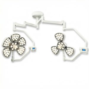 Ceiling-Mounted Dual-Head Veterinary LED Surgical Light