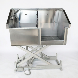 Electric Lifting Stainless Steel Pet Grooming Bathtub CGPTS-002