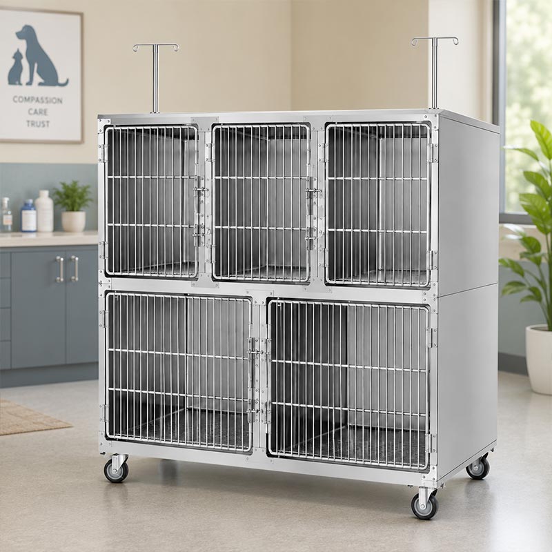 Why Stainless Steel Pet Cages Become the Top Choice for Veterinary Hospitals & Pet Facilities in 2026
