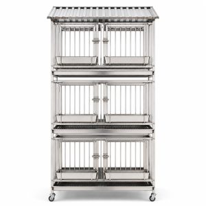 Stainless Steel Bird Cages for Sale | Three-Tier Unit