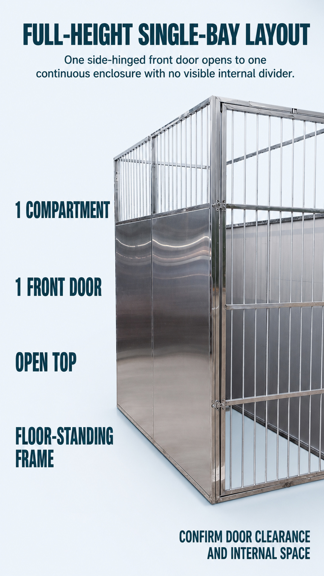 Close front-door structural view with configuration labels